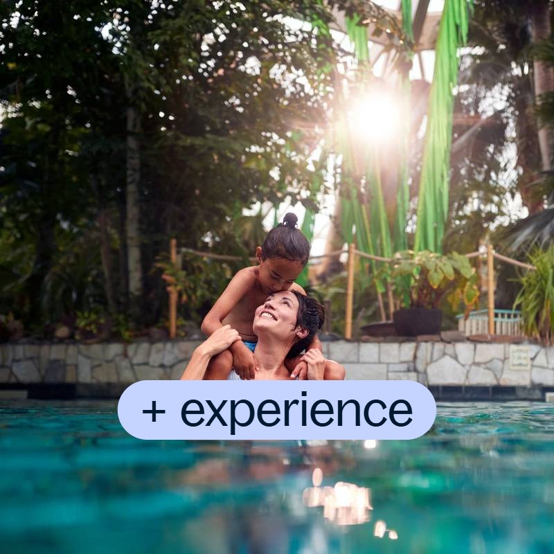 Experience fun and relaxation together at swimming paradise Aqua Mundo