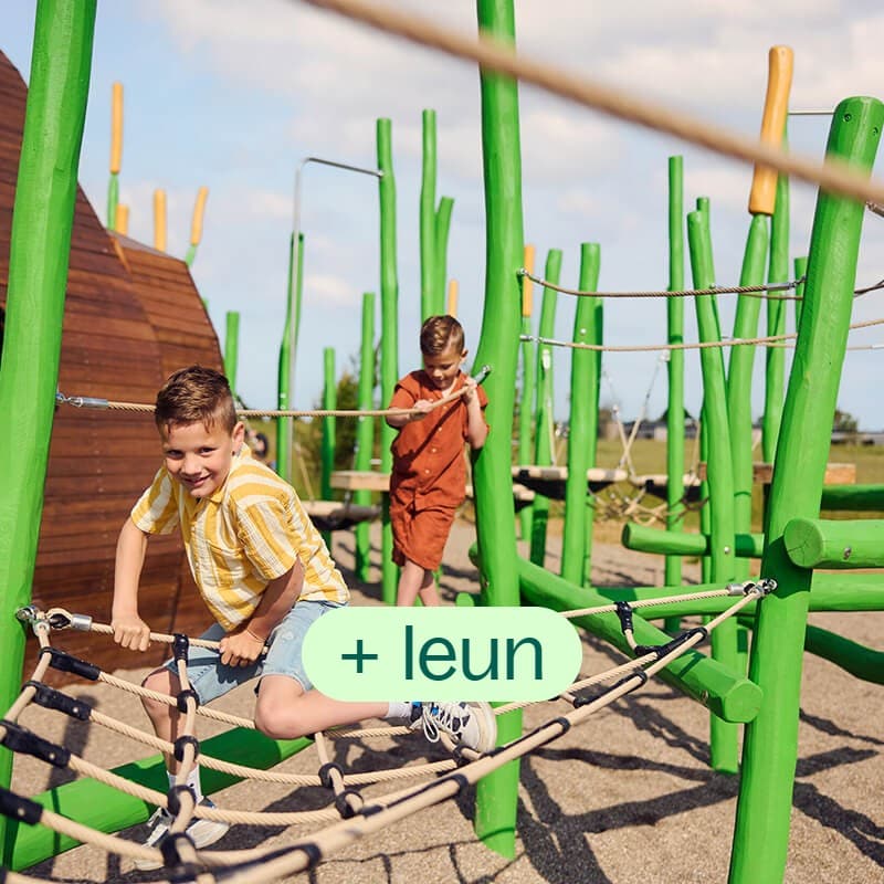 Leun achterover in de zomerzon terwijl de kids zich uitleven