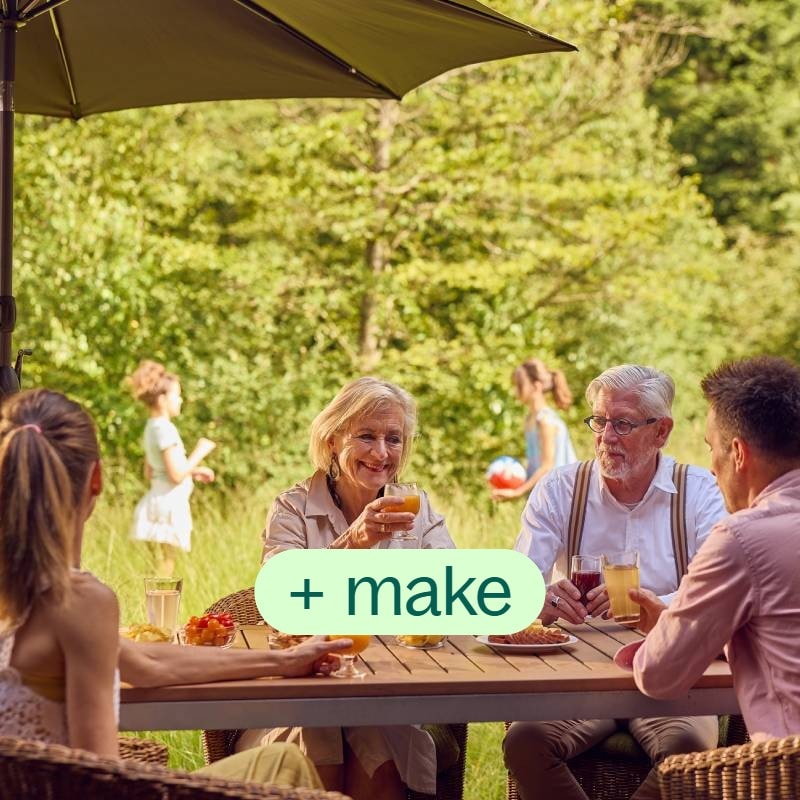 Make the most of a lovely long (summer) evening on your private terrace