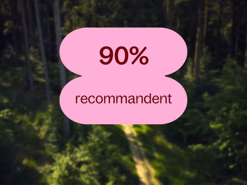 90% recommanderaient ce domaine à leurs familles ou à leurs proches