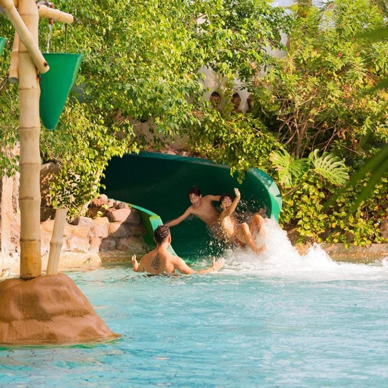 Ein Ferienpark mit Aktivitäten für die ganze Familie