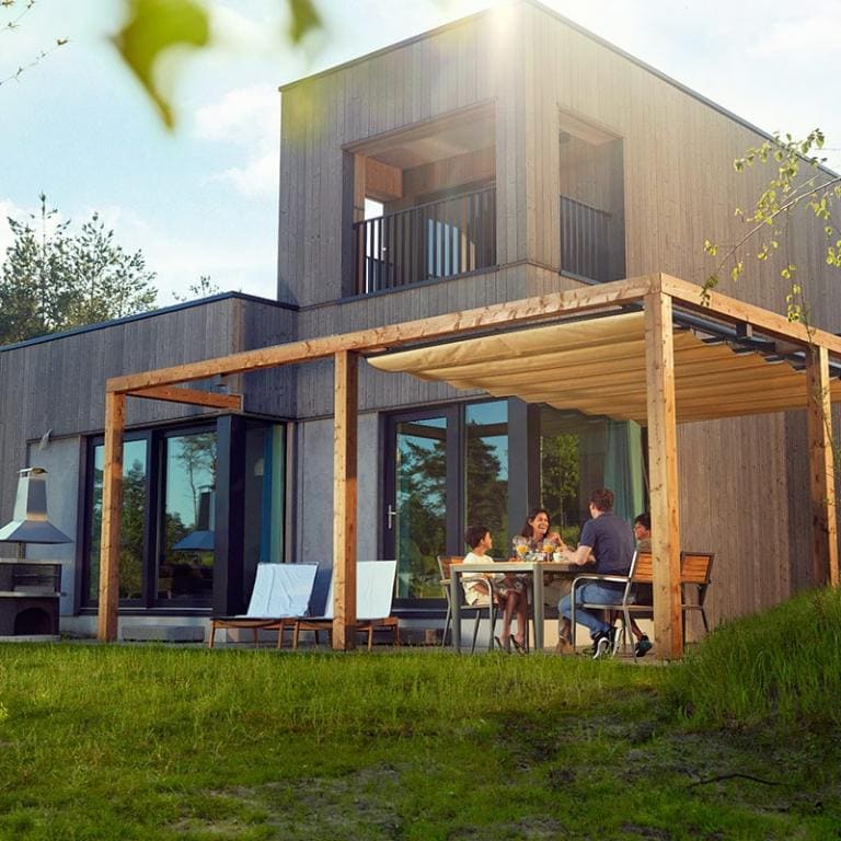 Overnachten in luxe cottages aan het water