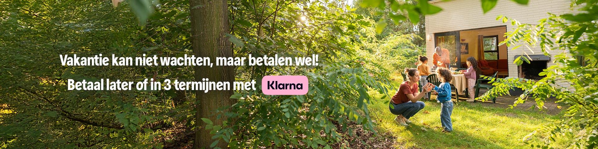 Betaal later of in 3 termijnen met Klarna!