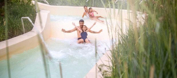 herfst zwemmen aqua mundo. najaar bij center parcs