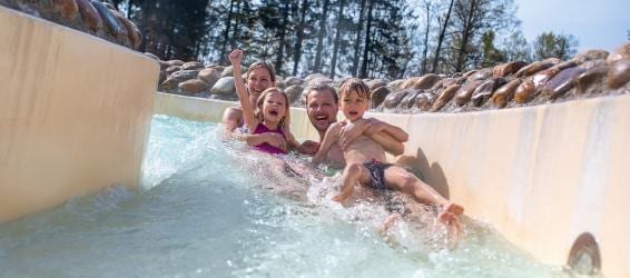 Die längste Wildwasserbahn bei Center Parcs