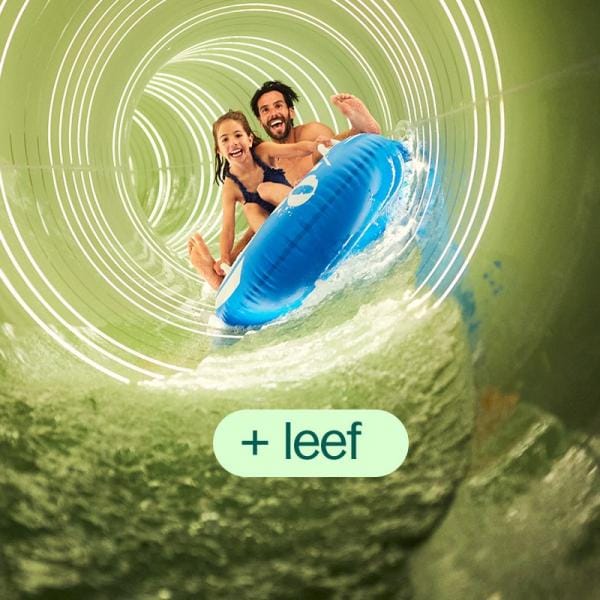 Leef je helemaal uit op de waterglijbanen van zwemparadijs Aqua Mundo