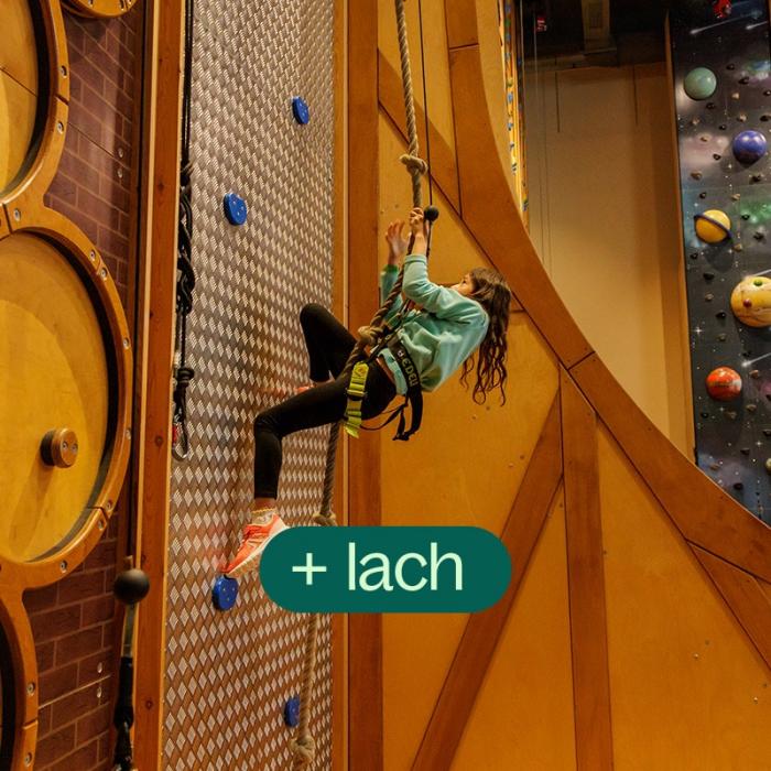 Lach de spanning weg