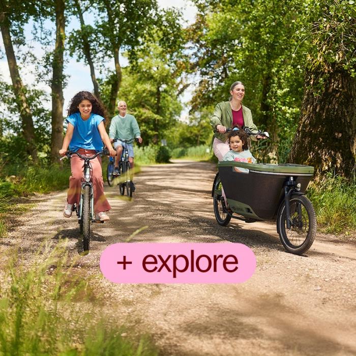 Explore the surroundings during a wonderful bike ride