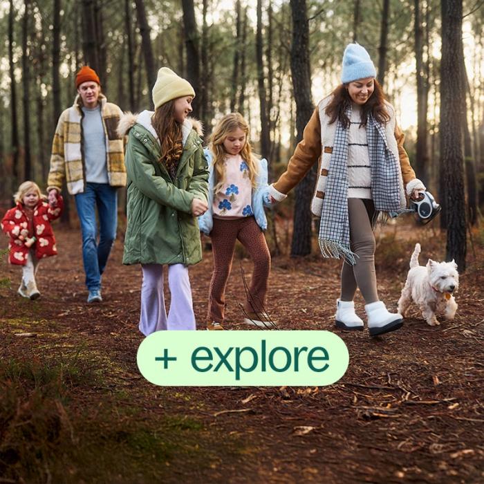 Explore the surroundings and make use of the available walking and cycling maps