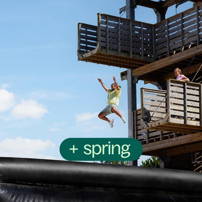 Spring het avontuur tegemoet