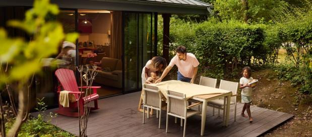 Ferienpark in der Normandie mit Hund