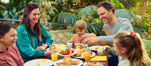 Hotel mit Frühstück oder Halbpension