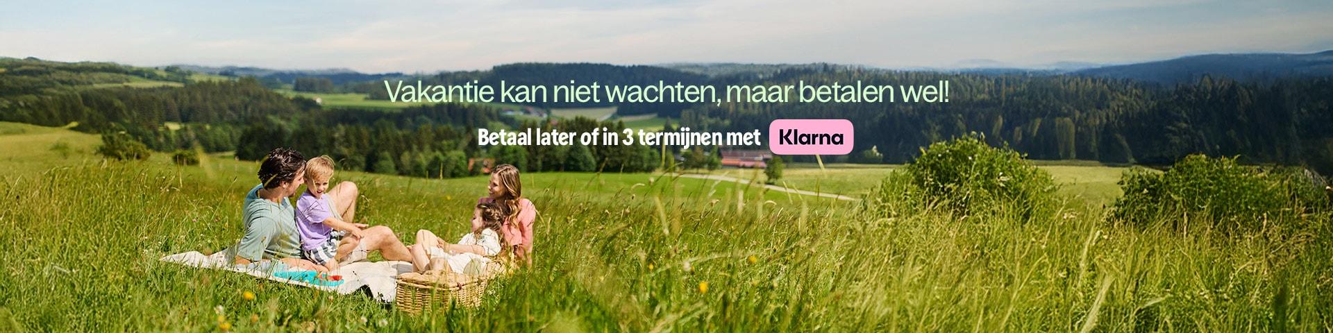 Betaal later of in 3 termijnen met Klarna!​