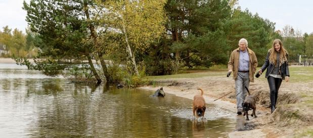 Hondvriendelijke voorzieningen op het park