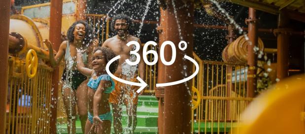 Zomers warm zwemmen tijdens de herfstvakantie