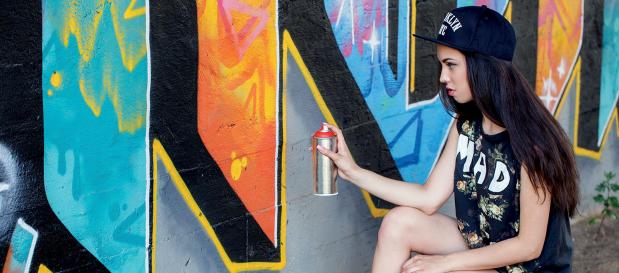Urlaub mit Teenager: Graffiti