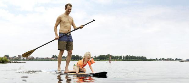 Wassersport in Holland in den Sommerferien