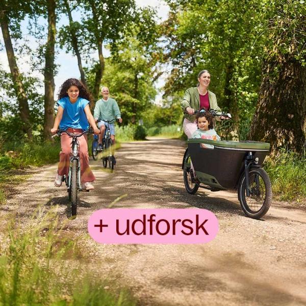 Udforsk området på en dejlig cykeltur