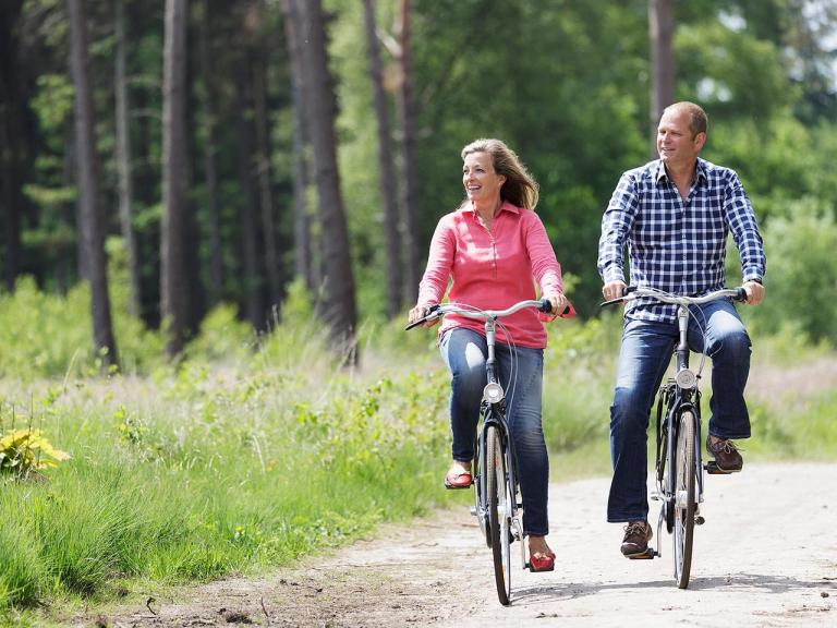 fietstocht in verliefd Nederland